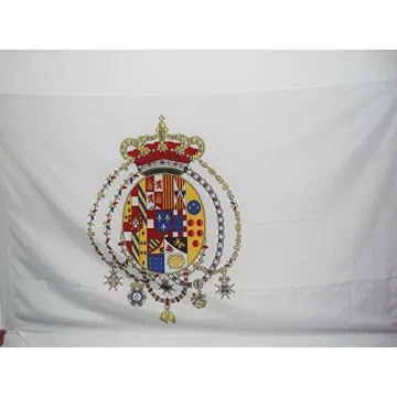 DRAPEAU ROYAUME DES DEUX-SICILES 1816 150x90cm - DRAPEAU ITALIE - SICILE 90 x 150 cm Fourreau pour hampe