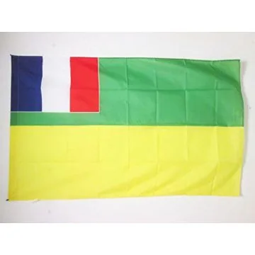 DRAPEAU CONGO FRANÍ?AIS 1959-1970 150x90cm - DRAPEAU CONGOLAIS 90 x 150 cm Fourreau pour hampe