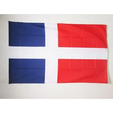 DRAPEAU PROTECTORAT FRANÍ?AIS DE SARRE 1947-1956 150x90cm - DRAPEAU DE SAAR 90 x 150 cm Fourreau pour hampe