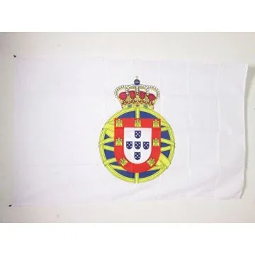 DRAPEAU EMPIRE COLONIAL PORTUGAIS 1415-2002 150x90cm - DRAPEAU PORTUGAL IMPÍ?RIAL 90 x 150 cm Fourreau pour hampe