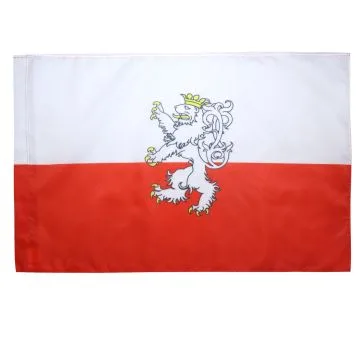 DRAPEAU BOHÍ?ME 150x90cm - DRAPEAU DE BÍ?HMEN 90 x 150 cm Fourreau pour hampe