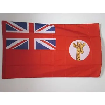 DRAPEAU TANGANYIKA 1919-1961 150x90cm - DRAPEAU EMPIRE COLONIAL ALLEMAND 90 x 150 cm Fourreau pour hampe