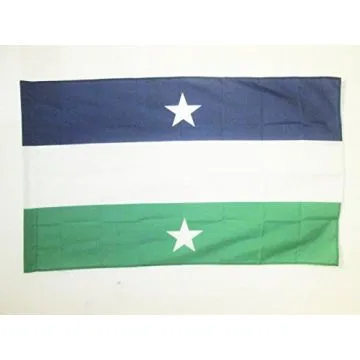 DRAPEAU ROYAUME D\'ARAUCANIE ET DE PATAGONIE 150x90cm - DRAPEAU ROYAUME DE NOUVELLE-FRANCE 90 x 150 cm Fourreau pour hampe