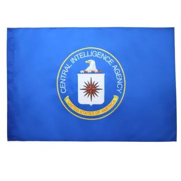 DRAPEAU CIA DES ETATS-UNIS 150x90cm - DRAPEAU CENTRAL INTELLIGENCE AGENCY DES USA 90 x 150 cm Fourreau pour hampe