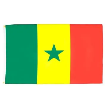 DRAPEAU SÉNÉGAL 150x90cm - DRAPEAU SÉNÉGALAIS 90 x 150 cm - DRAPEAUX