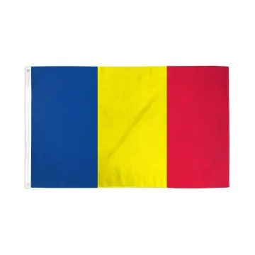 DRAPEAU TCHAD 150x90cm - DRAPEAU TCHADIEN 90 x 150 cm - DRAPEAUX
