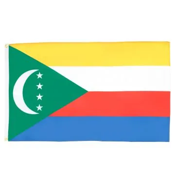 DRAPEAU COMORES 150x90cm - DRAPEAU COMORIEN 90 x 150 cm - DRAPEAUX