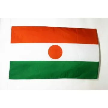 DRAPEAU NIGER 150x90cm - DRAPEAU NIGÉRIEN 90 x 150 cm - DRAPEAUX