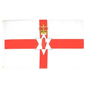 DRAPEAU IRLANDE DU NORD 150x90cm - DRAPEAU NORD IRLANDAIS 90 x 150 cm - DRAPEAUX