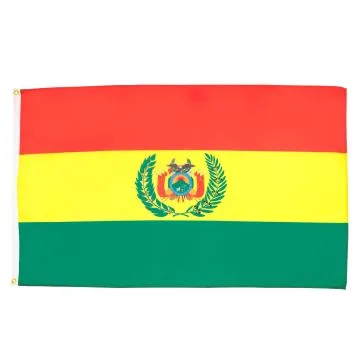 DRAPEAU BOLIVIE 150x90cm - DRAPEAU BOLIVIEN 90 x 150 cm - DRAPEAUX