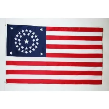 DRAPEAU USA ÉTOILES EN ROND 150x90cm - DRAPEAU AMÉRICAIN - ETATS-UNIS 90 x 150 cm - DRAPEAUX
