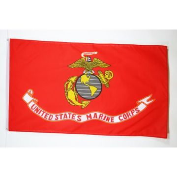 DRAPEAU USA MARINES ANCIEN 150x90cm - DRAPEAU AMÉRICAIN – ARMÉE ETATS-UNIS  90 x 150 cm - DRAPEAUX