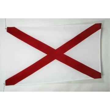 DRAPEAU ALABAMA 150x90cm - DRAPEAU ETAT AMÉRICAIN - USA - ETATS-UNIS 90 x 150 cm - DRAPEAUX