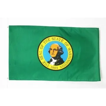 DRAPEAU WASHINGTON 150x90cm - DRAPEAU ETAT AMÉRICAIN - USA - ETATS-UNIS 90 x 150 cm - DRAPEAUX