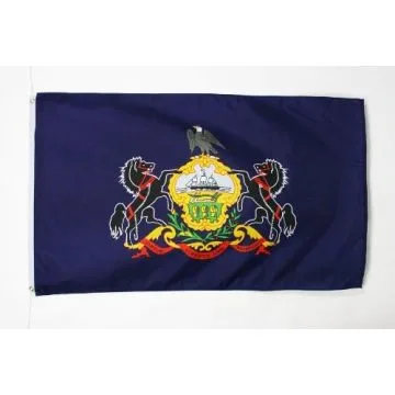 DRAPEAU PENNSYLVANIE 150x90cm - DRAPEAU ETAT AMÉRICAIN - USA - ETATS-UNIS 90 x 150 cm - DRAPEAUX