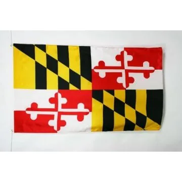 DRAPEAU MARYLAND 150x90cm - DRAPEAU ETAT AMÉRICAIN - USA - ETATS-UNIS 90 x 150 cm - DRAPEAUX