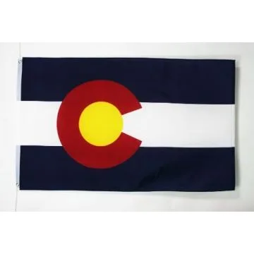 DRAPEAU COLORADO 150x90cm - DRAPEAU ETAT AMÉRICAIN - USA - ETATS-UNIS 90 x 150 cm - DRAPEAUX