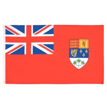 DRAPEAU CANADA WWII 150x90cm - DRAPEAU CANADIEN DE GUERRE 90 x 150 cm - DRAPEAUX