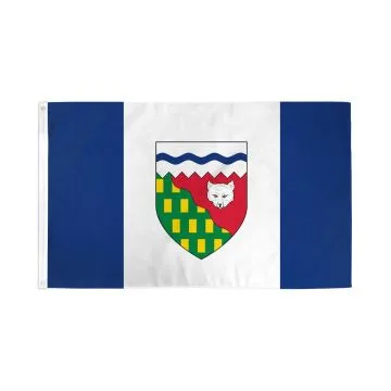 DRAPEAU TERRITOIRES DU NORD-OUEST 150x90cm - DRAPEAU CANADIEN - CANADA 90 x 150 cm - DRAPEAUX