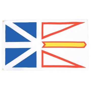 DRAPEAU TERRE-NEUVE-ET-LABRADOR 150x90cm - DRAPEAU CANADIEN - CANADA 90 x 150 cm - DRAPEAUX