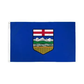 DRAPEAU ALBERTA 150x90cm - DRAPEAU CANADIEN - CANADA 90 x 150 cm - DRAPEAUX
