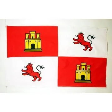 DRAPEAU ESPAGNE ROYAL 150x90cm - DRAPEAU ESPAGNOL 90 x 150 cm - DRAPEAUX