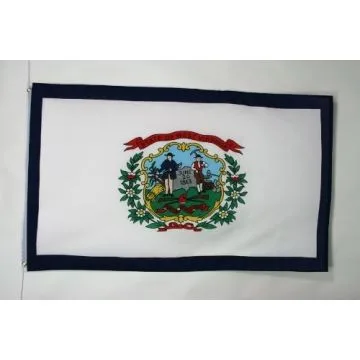 DRAPEAU VIRGINIE OCCIDENTALE 150x90cm - DRAPEAU ETAT AMÉRICAIN - USA - ETATS-UNIS 90 x 150 cm - DRAPEAUX