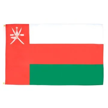 DRAPEAU OMAN 150x90cm - DRAPEAU OMANAIS 90 x 150 cm - DRAPEAUX