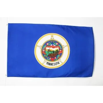 DRAPEAU MINNESOTA 150x90cm - DRAPEAU ETAT AMÉRICAIN - USA - ETATS-UNIS 90 x 150 cm - DRAPEAUX