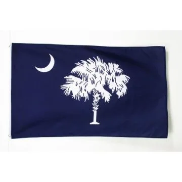 DRAPEAU CAROLINE DU SUD 150x90cm - DRAPEAU ETAT AMÉRICAIN - USA - ETATS-UNIS 90 x 150 cm - DRAPEAUX