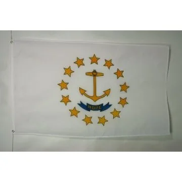 DRAPEAU RHODE ISLAND 150x90cm - DRAPEAU ETAT AMÉRICAIN - USA - ETATS-UNIS 90 x 150 cm - DRAPEAUX