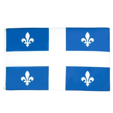 DRAPEAU QUÉBEC 150x90cm - DRAPEAU QUÉBÉCOIS - CANADA 90 x 150 cm - DRAPEAUX