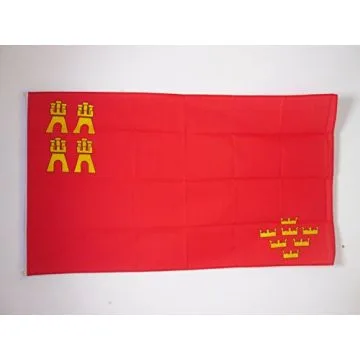 DRAPEAU MURCIE 150x90cm - DRAPEAU DE MURCIA - ESPAGNE 90 x 150 cm - DRAPEAUX