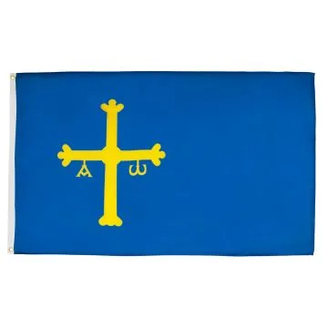 DRAPEAU ASTURIES 150x90cm - DRAPEAU DE ASTURIAS - ESPAGNE 90 x 150 cm - DRAPEAUX