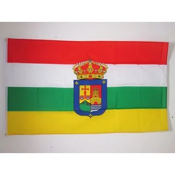 DRAPEAU LA RIOJA 150x90cm - DRAPEAU DE LA RIOJA - ESPAGNE 90 x 150 cm - DRAPEAUX