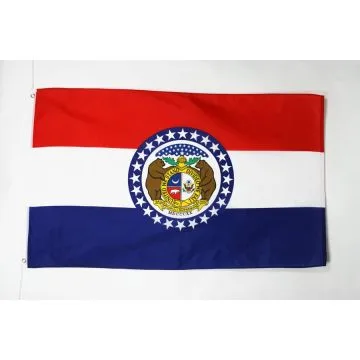 DRAPEAU MISSOURI 150x90cm - DRAPEAU ETAT AMÉRICAIN - USA - ETATS-UNIS 90 x 150 cm - DRAPEAUX