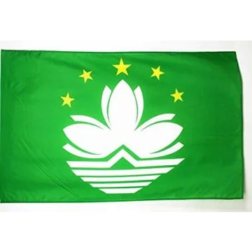 DRAPEAU MACAO 250x150cm - DRAPEAU CHINOIS 150 x 250 cm Fourreau pour hampe