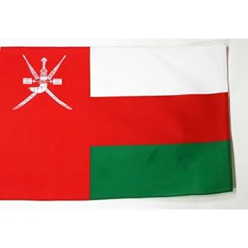 DRAPEAU OMAN 250x150cm - DRAPEAU OMANAIS 150 x 250 cm Fourreau pour hampe
