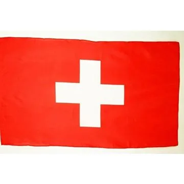 DRAPEAU SUISSE 250x150cm - DRAPEAU HELVÍ?TIQUE 150 x 250 cm Fourreau pour hampe