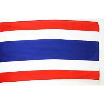 DRAPEAU THAÏLANDE 250x150cm - DRAPEAU THAÏLANDAIS 150 x 250 cm Fourreau pour hampe