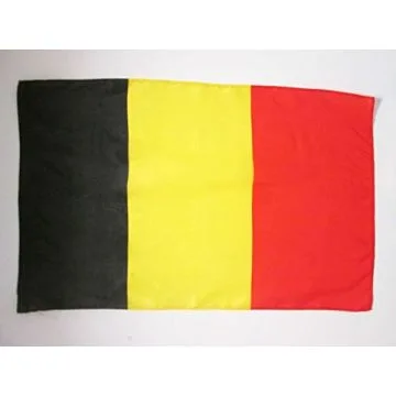 DRAPEAU BELGIQUE 250x150cm - DRAPEAU BELGE 150 x 250 cm Fourreau pour hampe