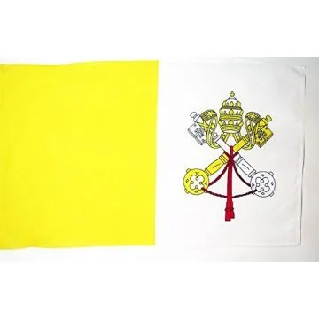 DRAPEAU VATICAN 250x150cm - DRAPEAU VATICAN 150 x 250 cm Fourreau pour hampe