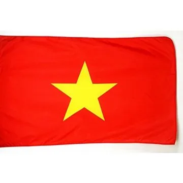 DRAPEAU VIETNAM 250x150cm - DRAPEAU VIETNAMIEN 150 x 250 cm Fourreau pour hampe