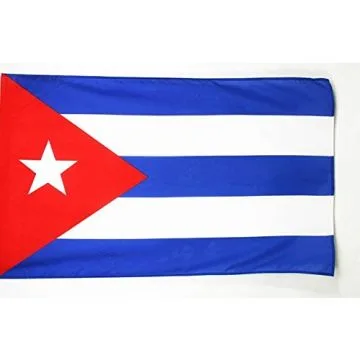 DRAPEAU CUBA 250x150cm - DRAPEAU CUBAIN 150 x 250 cm Fourreau pour hampe