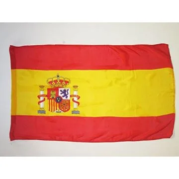 DRAPEAU ESPAGNE 250x150cm - DRAPEAU ESPAGNOL 150 x 250 cm Fourreau pour hampe