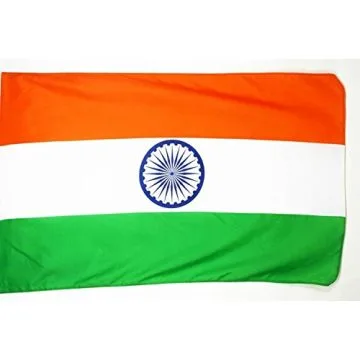 DRAPEAU INDE 250x150cm - DRAPEAU INDIEN 150 x 250 cm Fourreau pour hampe