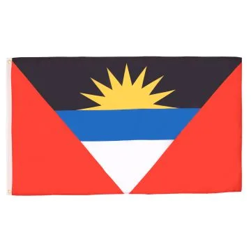DRAPEAU ANTIGUA-ET-BARBADE 150x90cm - DRAPEAU ANTIGUAIS 90 x 150 cm - DRAPEAUX