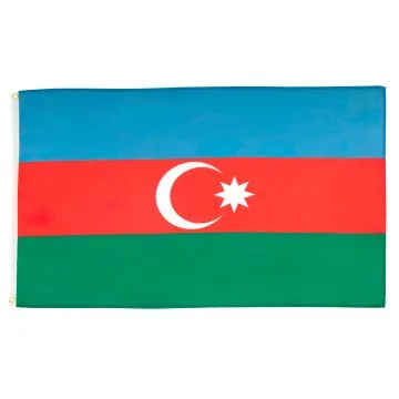DRAPEAU AZERBAÏDJAN 150x90cm - DRAPEAU AZERBAÏDJANAIS 90 x 150 cm - DRAPEAUX