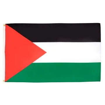 DRAPEAU PALESTINE 150x90cm - DRAPEAU PALESTINIEN 90 x 150 cm - DRAPEAUX