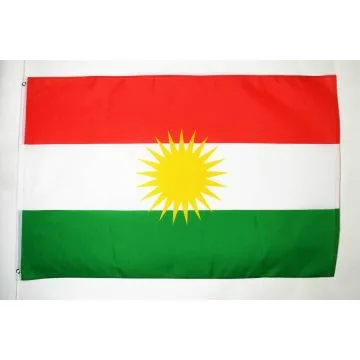 DRAPEAU KURDISTAN 150x90cm - DRAPEAU KURD 90 x 150 cm - DRAPEAUX